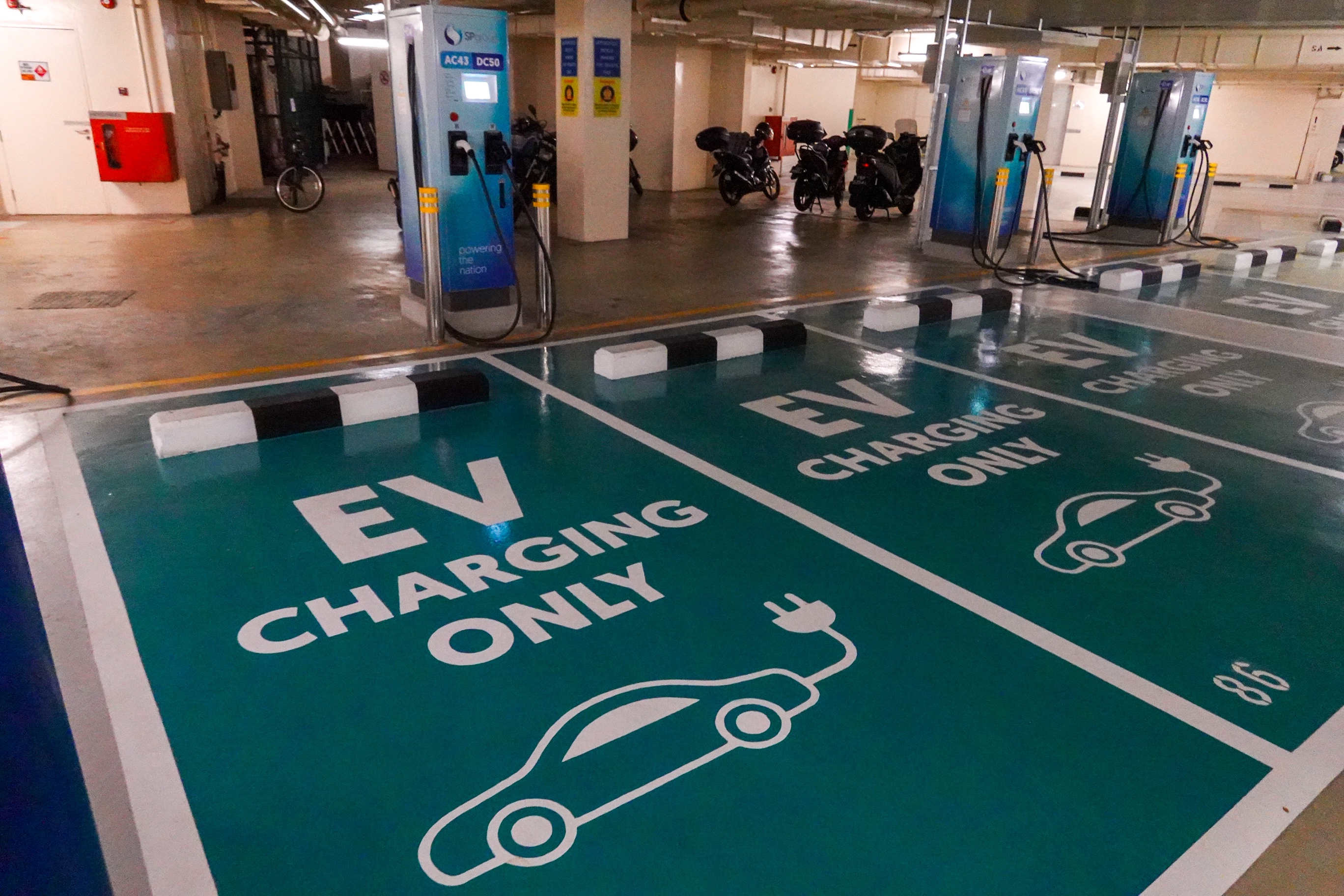 The vehicle-to-grid solution could find its way to Singapore sooner than later as SP Group, which aims to build the largest public EV charging network here, is already piloting it. — Photo by Raj Nadarajan for TODAY