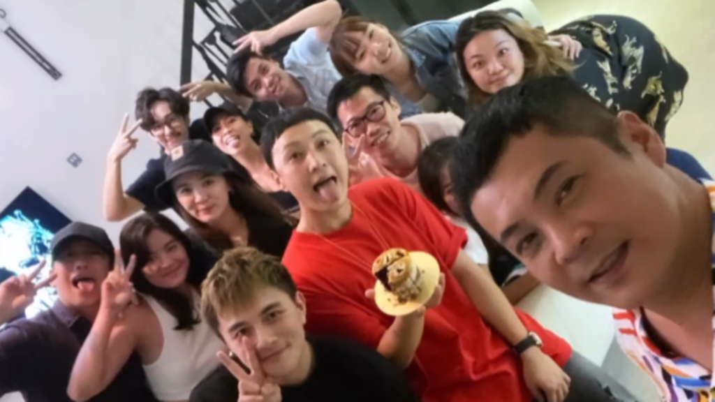 Mediacorp had previously confirmed that four of its artistes u00e2u20acu201d Terence Cao, Shane Pow, Jeffrey Xu and Sonia Chew u00e2u20acu201d were part of the group of 13 people (pictured) who had breached Singaporeu00e2u20acu2122s Covid-19 safety rules. u00e2u20acu2022 Picture via social media/TODAY