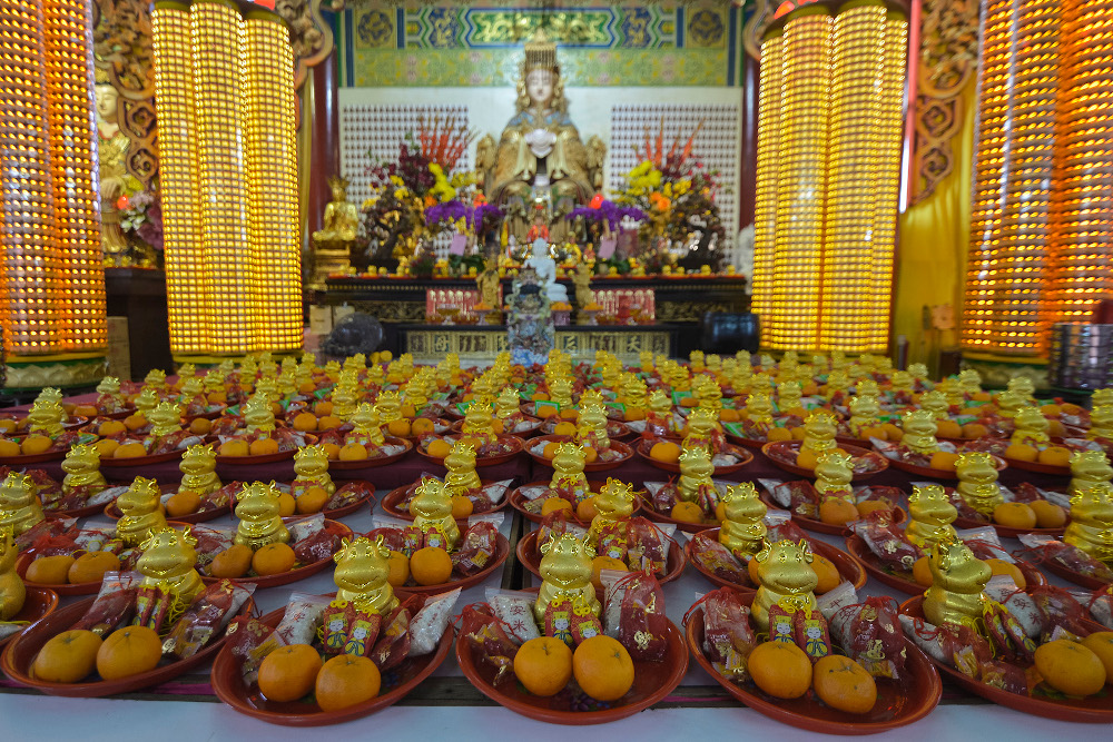 The temple is expecting 240 visitors a day for the following dates: February 11, 12 and 19 (when Chinese from the Hokkien clan celebrate the Jade Emperor God or ‘Thee Kong’); and visiting hours are from 6am to 2pm. — Picture by Miera Zulyana