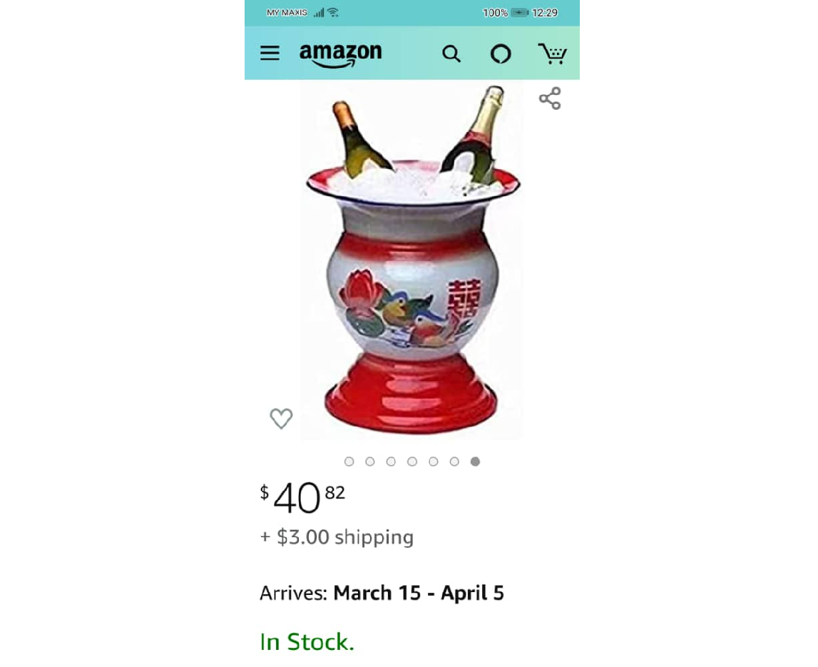 Chinese internet users are amused that the humble chamber pot is fetching a good price on Amazon. u00e2u20acu2022 Screenshot via Amazon