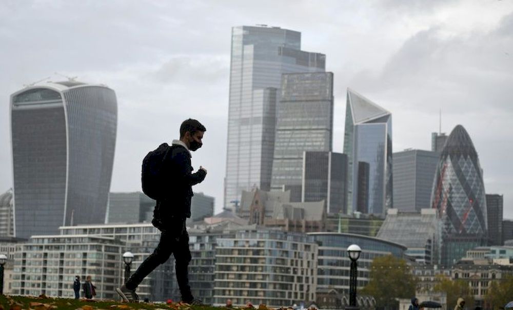 For the first time last month, Londonu00e2u20acu2122s financial district lost its share trading crown to Amsterdam. u00e2u20acu201d AFP file pic