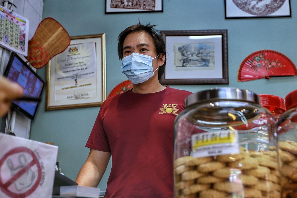 Melvin Chan speaks during an interview at his shop in Kuala Lumpur February 11, 2021. ― Picture by Ahmad Zamzahuri