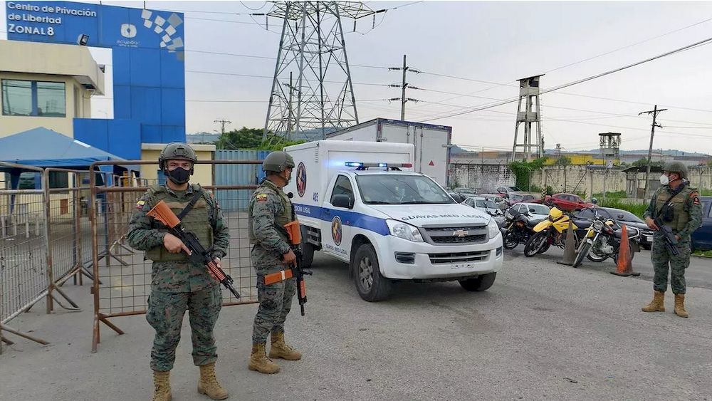 Officials say 37 prisoners died at two jails in the western port city of Guayaquil, 34 at a prison in Cuenca in the south, and eight in the central Andean town of Latacunga. u00e2u20acu201d AFP pic