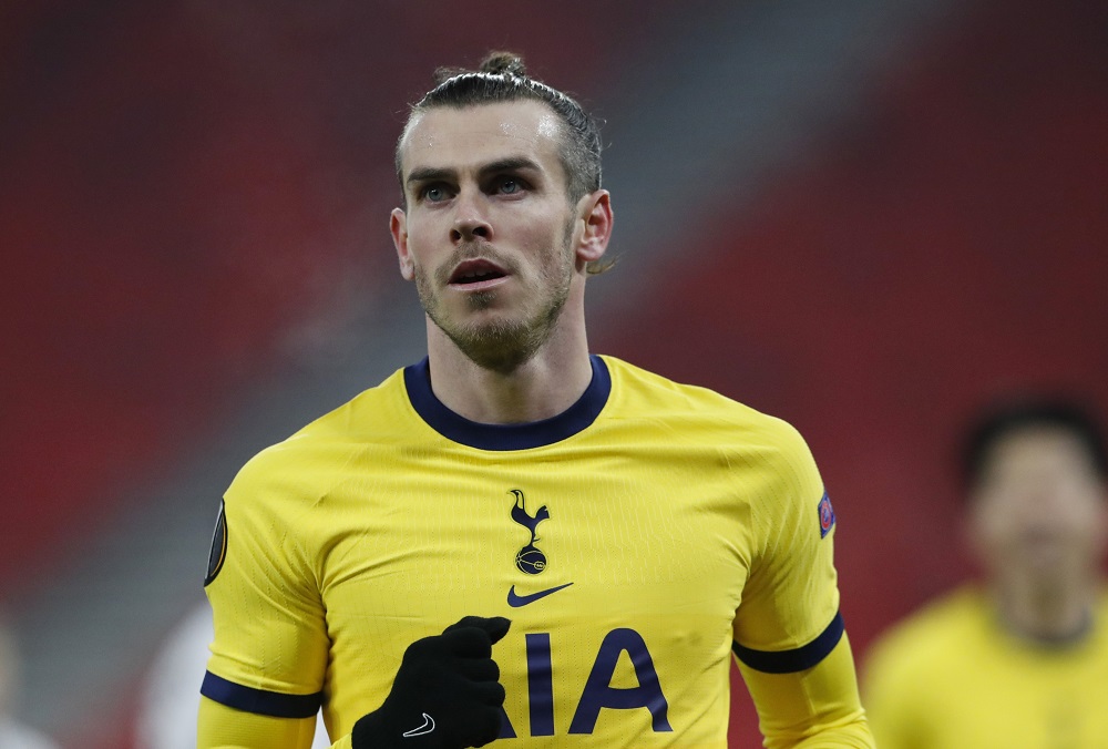 Tottenham Hotspur's Gareth Bale celebrates after scoring the second goal against Wolfsberg in Budapest February 19, 2021. u00e2u20acu2022 Reuters pic