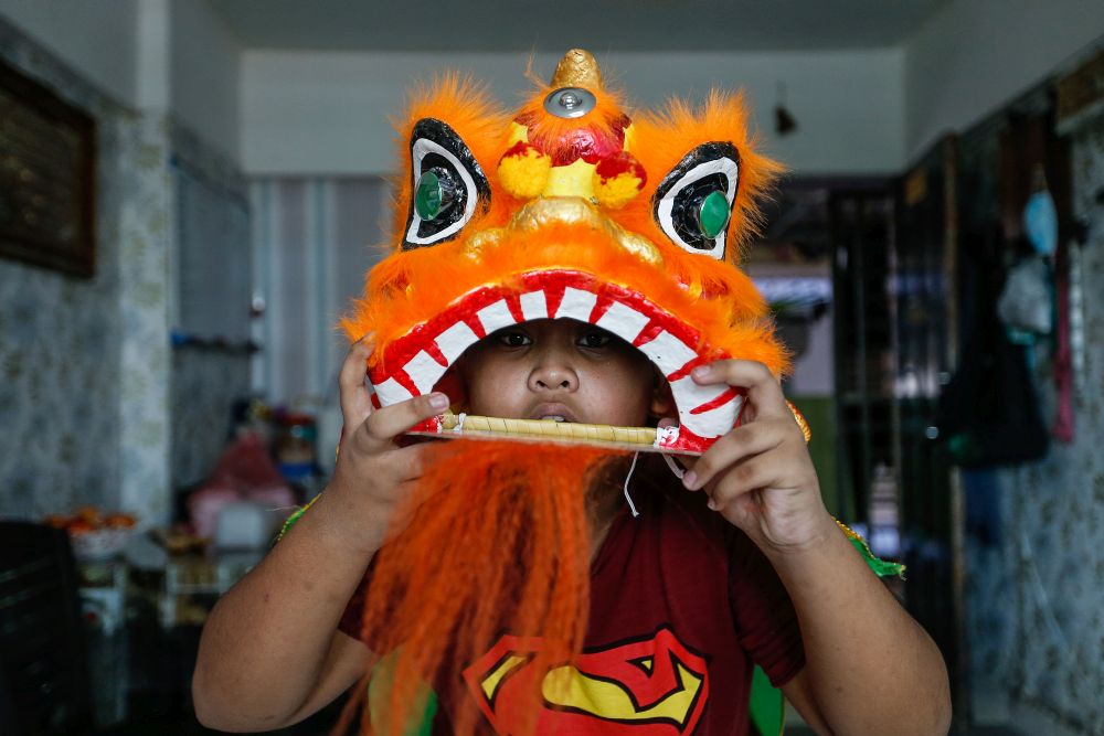 Fakhri’s ‘sifu’ said he is one of the youngest students in the group but is very disciplined and dedicated in his training. 