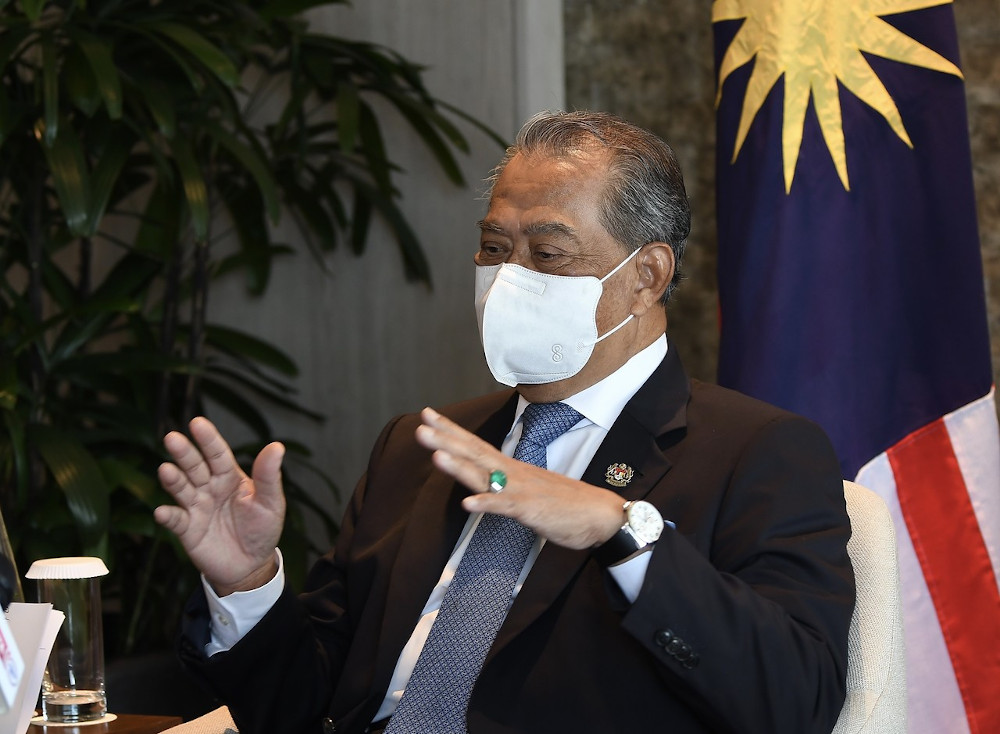 Prime Minister Tan Sri Muhyiddin Yassin during a press conference with Malaysian media practitioners after concluding a two-day official visit to Indonesia February 5, 2021. u00e2u20acu201d Bernama pic 