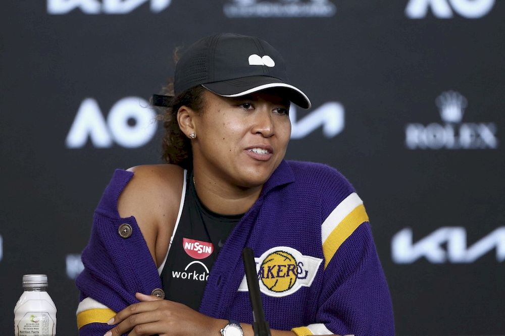 Japanu00e2u20acu2122s Naomi Osaka speaks at a press conference after winning her womenu00e2u20acu2122s semi-final match against Serena Williams of the US on day eleven of the Australian Open in Melbourne, February 18, 2021. u00e2u20acu201d AFP pic