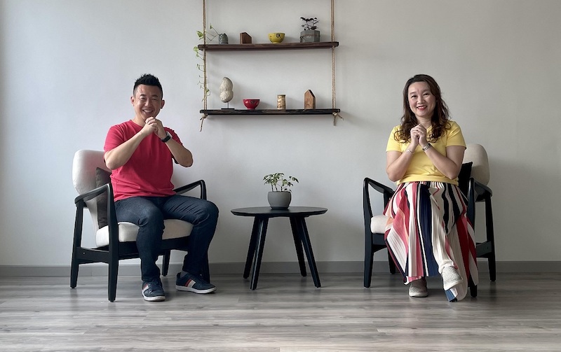 Oxwhite founder CK Chang and feng shui consultant Jane Hor discuss the luck of the animal zodiac signs in a Chinese New Year video. — Picture courtesy of Oxwhite