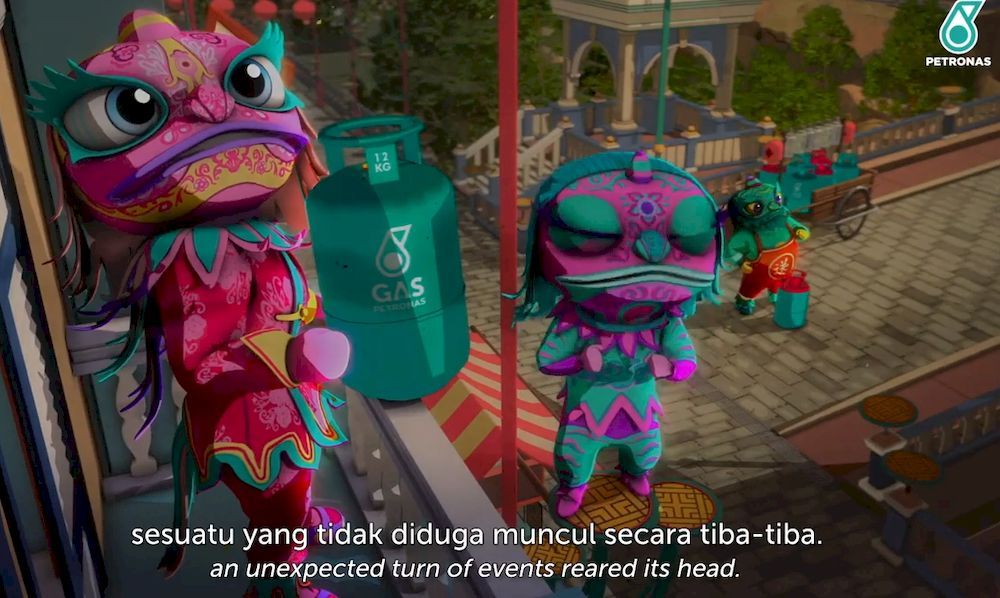 A screengrab from Petronas Chinese New Year 2021 u00e2u20acu02dcYi Qiu00e2u20acu2122 video. u00e2u20acu201d Courtesy of Youtube
