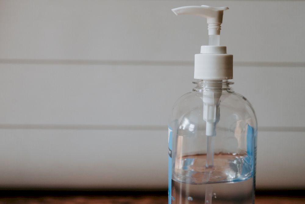 Have a bottle of hand sanitiser around at home for guests to use. — Picture by Kelly Sikkema/Unsplash via TODAY