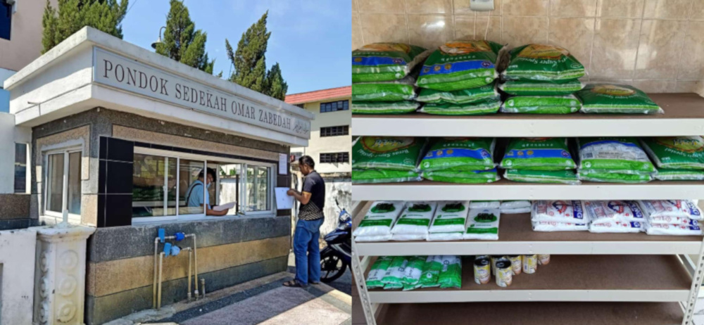 The charity kiosk is located in Kampung Baru, Kuala Lumpur. u00e2u20acu201d Pictures via Twitter/@nurhashaidris