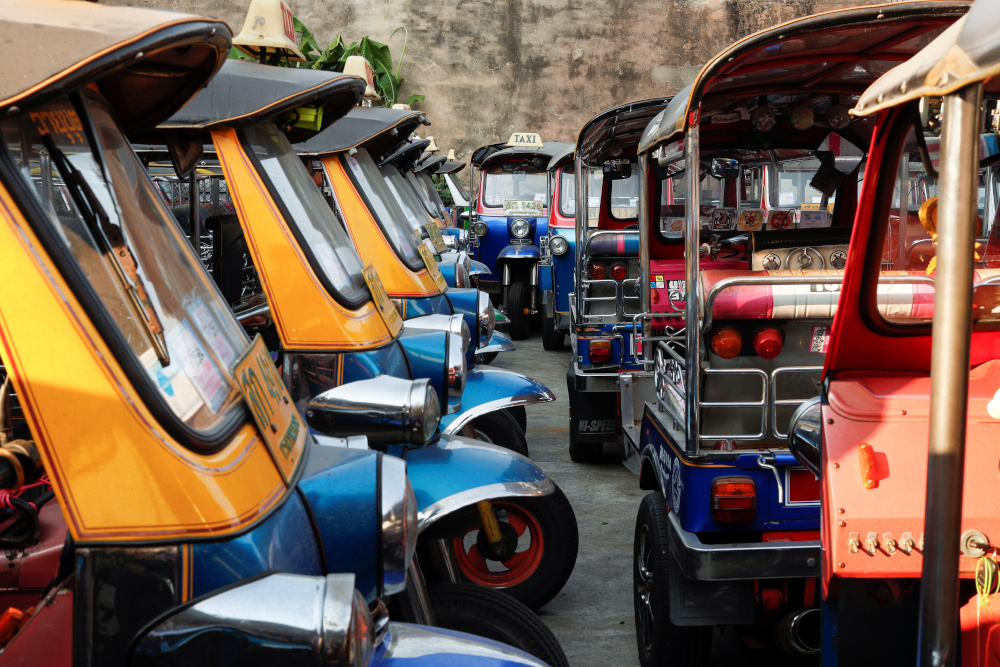 Tuk-tuks that are used to transport tourists around the city are seen idle due to travel bans and border closures from the global Covid-19 outbreak in a parking lot in downtown Bangkok February 3, 2021. u00e2u20acu201d Reuters pic