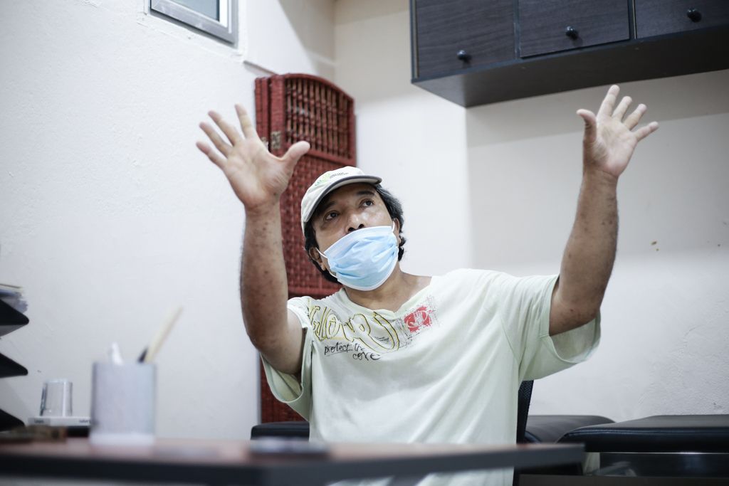 Ferdinand speaks to Malay Mail during an interview at Seed Centre in Kuala Lumpur February 9, 2021.