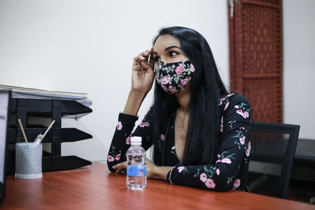 Laeticia Ravindran speaks to Malay Mail during an interview at Seed Centre in Kuala Lumpur February 9, 2021. 