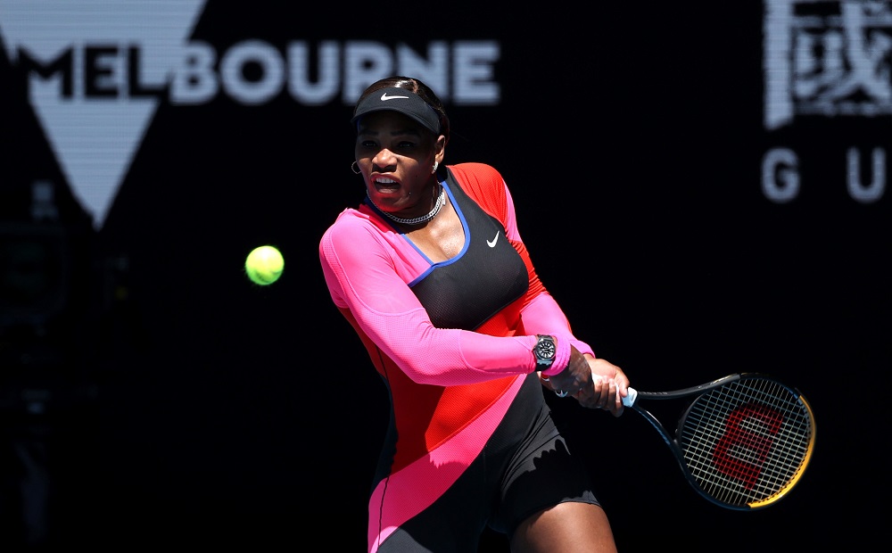 Serena Williams in action during her third round match against Russia's Anastasia Potapova in Melbourne February 12, 2021. u00e2u20acu2022 Reuters pic