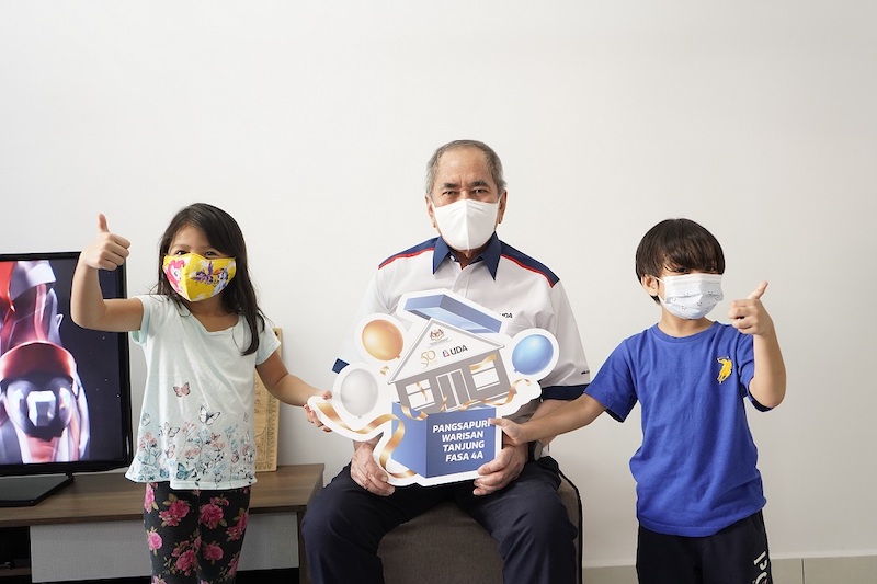 Wan Junaidi said the relocation will take place immediately so residents can enjoy safe and comfortable housing, especially during the pandemic. u00e2u20acu201d Picture courtesy of UDA Holdings Berhad