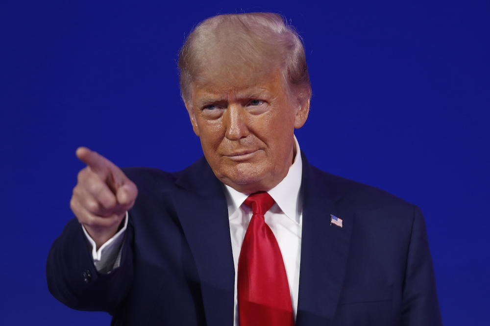 Former US President Donald Trump speaks at the Conservative Political Action Conference in Orlando, Florida February 28, 2021. u00e2u20acu201d Reuters pic