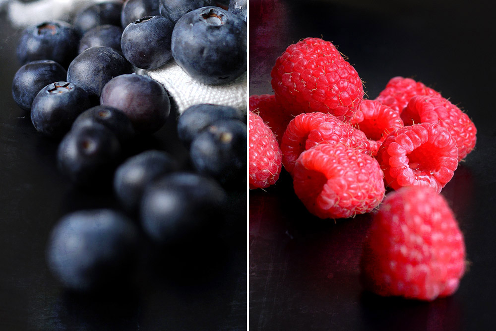 Make use of whatever berries you have on hand, such as blueberries or raspberries.