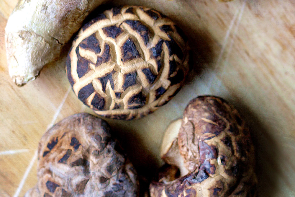 Dried shiitake mushrooms are a staple in a Chinese chef’s pantry.