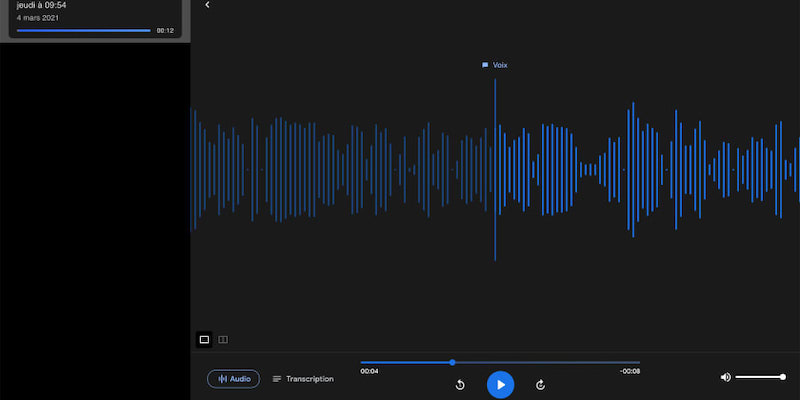 Pixel owners can use the web version of Google Recorder to manage and share sounds recorded with their smartphones. u00e2u20acu201d Picture courtesy of Google