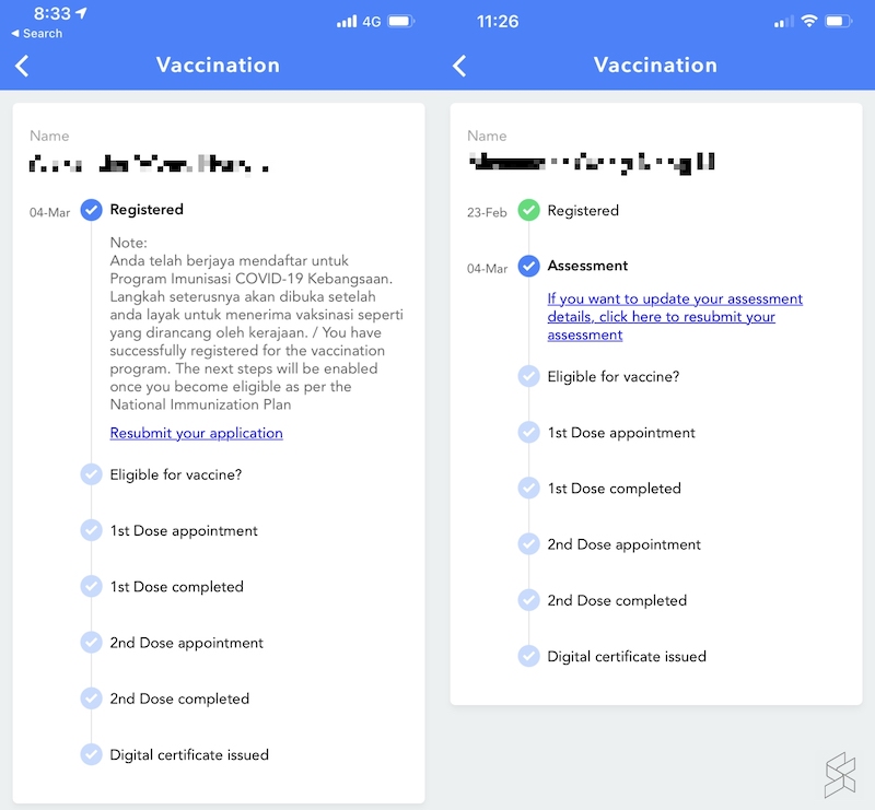 With the latest update, the 'Registered' date is now showing 23rd February, the day when online registrations were first made available. — SoyaCincau pic