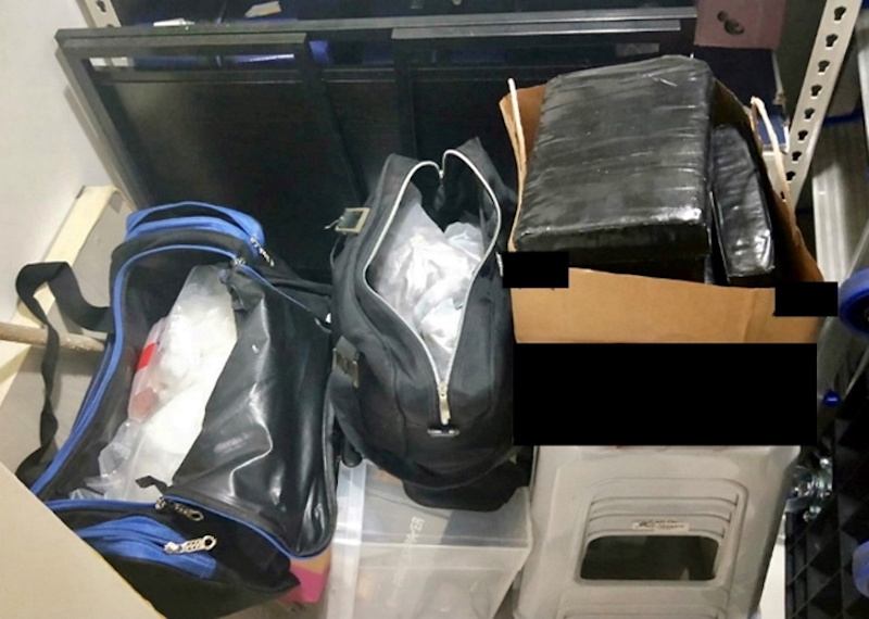Illicit drugs are seized from a storeroom in a residential unit in the vicinity of McNair Road, Singapore in a CNB operation on March 16, 2021. u00e2u20acu201d Central Narcotics Bureau Singapore handout via Reuters