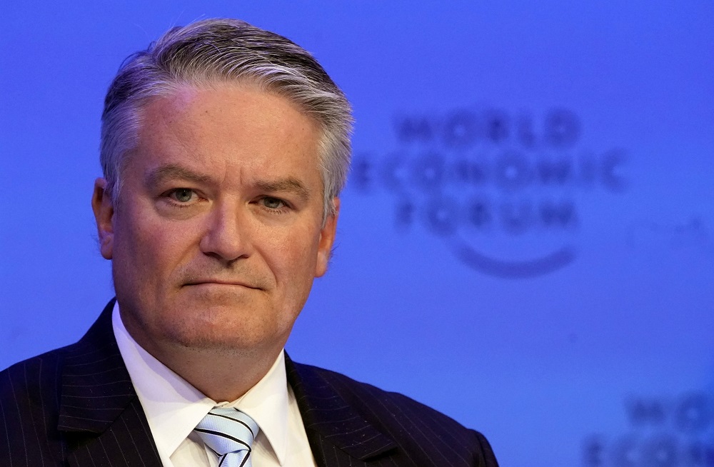 nAustraliau00e2u20acu2122s Finance Minister Mathias Cormann attends a session at the 50th World Economic Forum annual meeting in Davos, Switzerland, January 21, 2020. u00e2u20acu201d Reuters pic n