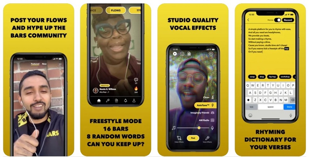 The u00e2u20acu02dcBARSu00e2u20acu2122 application also enables the use of voice effects. u00e2u20acu201d Picture courtesy of NPE Team LLC/App Store