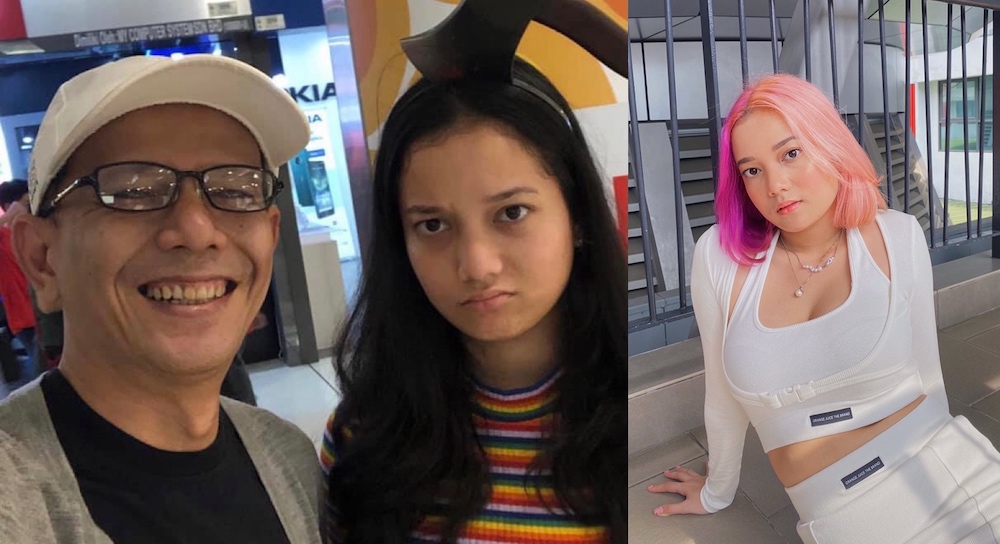 Social media users claimed that Azhar was failing as a father after his daughteru00e2u20acu2122s recent Twitter post sparked controversy online. u00e2u20acu201d Pictures via Facebook/azhar.sulaiman.73 and Twitter/kasihirisleona