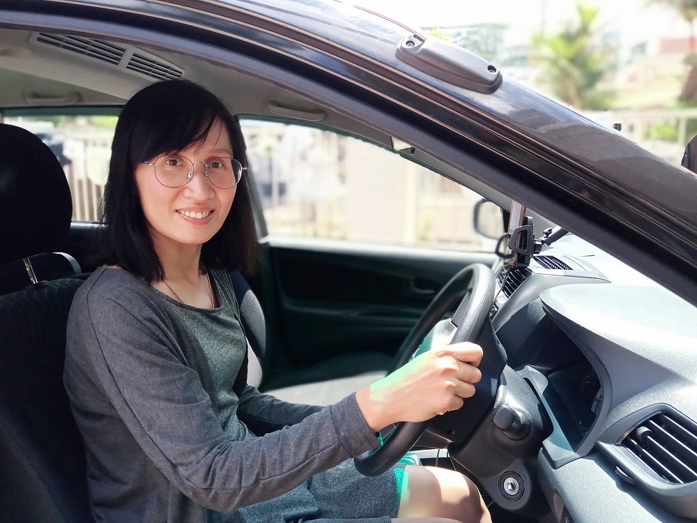 Earning the trust and confidence of women passengers is for Yong as a Pink driver. — Picture courtesy of via Riding Pink