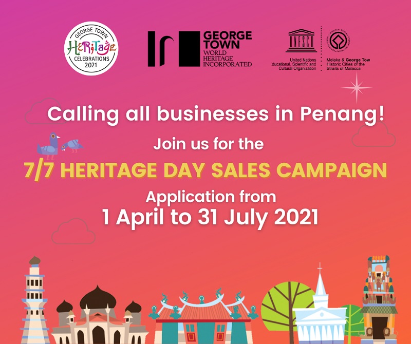 Businesses can register to participate in the 7/7 Heritage Day Sales Campaign.n