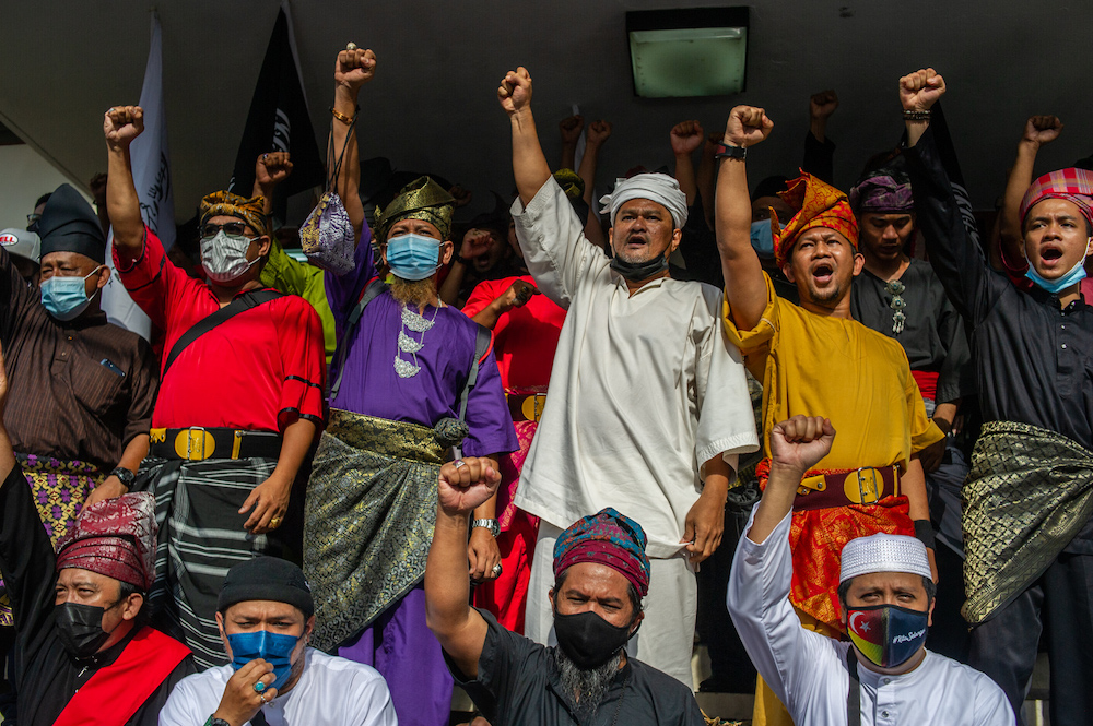 Group of Islamic non -governmental organisations (NGOs) gathered at the Sultan Sulaiman Club to discuss issues related to the use of the word 'Allah' on March 14, 2021. u00e2u20acu201dPicture by Shafwan Zaidon