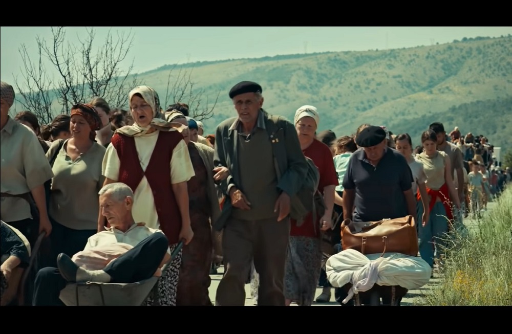 Director Jasmila Zbanic depicts the lead-up to the massacre of more than 8,000 Muslim men and boys by Bosnian Serb forces through the eyes of a female interpreter working at the United Nations base in Srebrenica. u00e2u20acu201d Screen capture via YouTube/Curzon