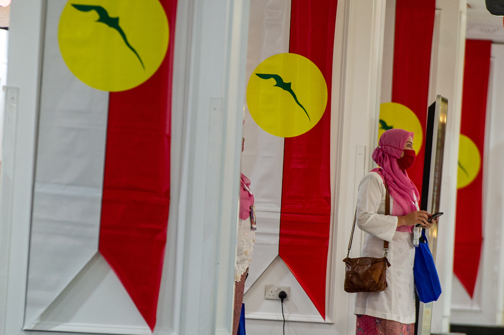Attendees at the 2020 Umno annual general meeting in Kuala Lumpur on March 27, 2021. u00e2u20acu201d Picture by Shafwan Zaidonnn