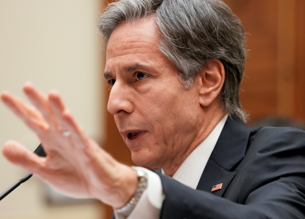 US Secretary of State Antony Blinken testifies before the House Committee on Foreign Affairs on The Biden Administrationu00e2u20acu2122s Priorities for US Foreign Policy on Capitol Hill in Washington, DC, US, March 10, 2021. u00e2u20acu201d Reuters picnnn