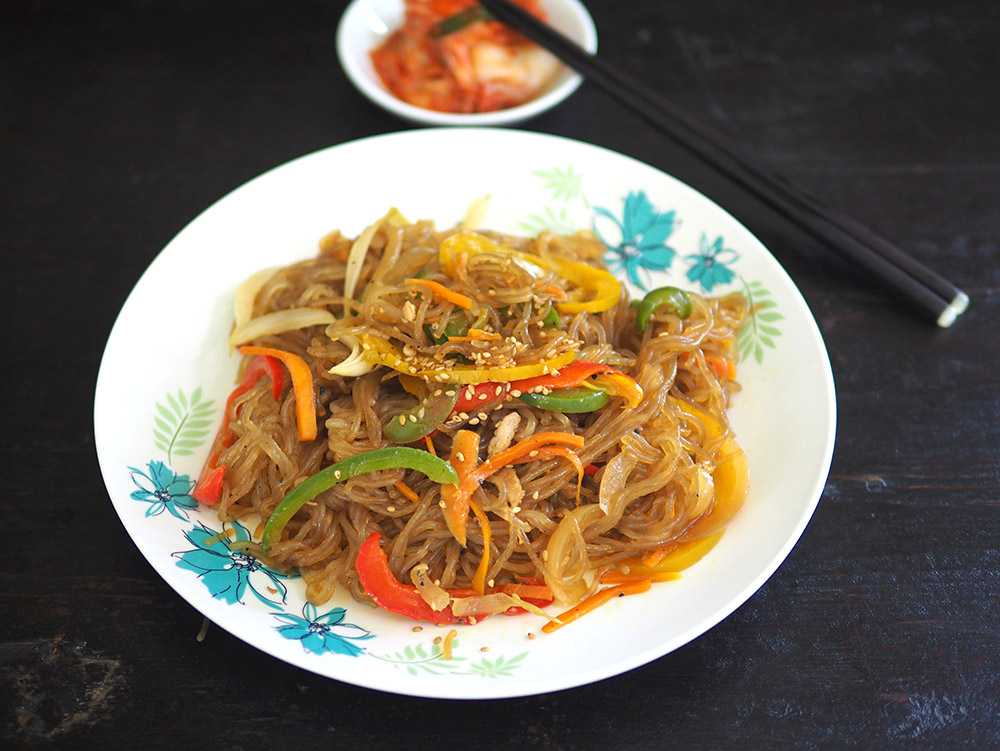 The Japchae may look simple but it's addictive.