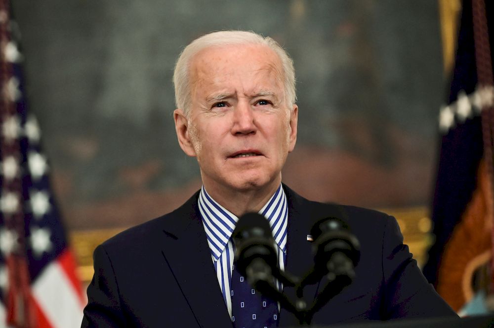 US President Joe Biden makes remarks from the White House after his coronavirus pandemic relief legislation passed in the Senate, in Washington, US March 6, 2021. u00e2u20acu201d Reuters pic