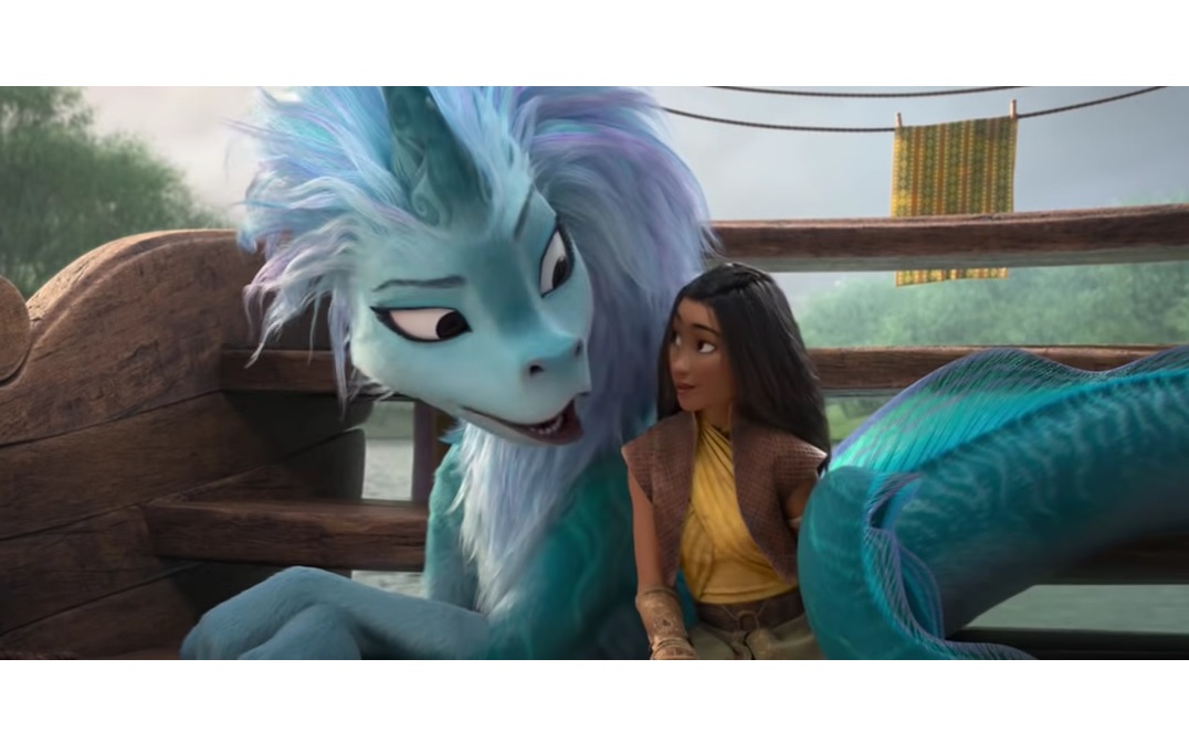 Disney’s ‘Raya and the Last Dragon’ is set in a Southeast Asian-like land, where a young princess sets out to find the dragon who can save the world and reunite the bitterly divided realm of Kumandra. — Screen capture via YouTube