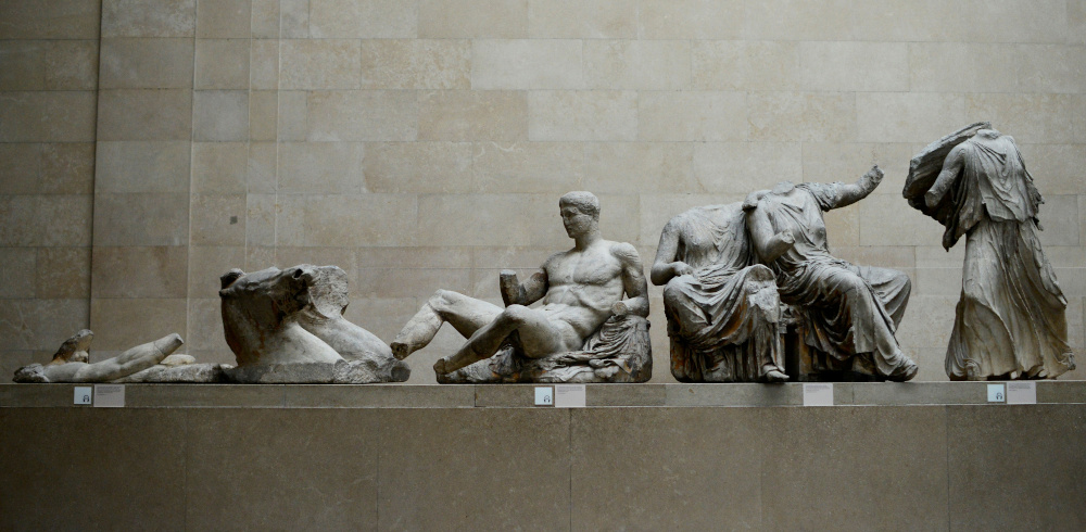The Parthenon Marbles, a collection of stone objects, inscriptions and sculptures, also known as the Elgin Marbles, are displayed at the British Museum in London October 16, 2014. u00e2u20acu201d Reuters picn