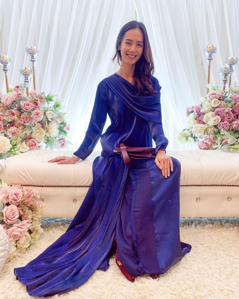 Super-sleuth fans asked Malaysian actress Eleena Sui if she time travelled to attend Hannah’s wedding last month. — Picture via Instagram