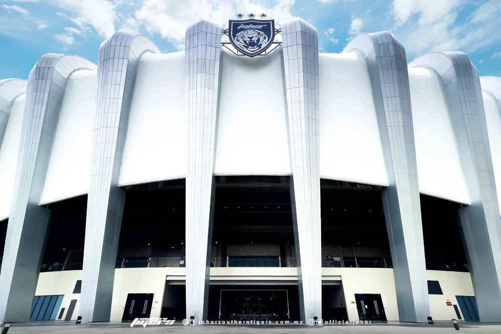 Sultan Ibrahim Stadium in Iskandar Puteri has gained worldwide recognition after beating 20 other stadiums worldwide to be voted as the u00e2u20acu02dcStadium Of The Year 2020u00e2u20acu2122. u00e2u20acu201d Picture from Facebook/Johor Southern Tigers