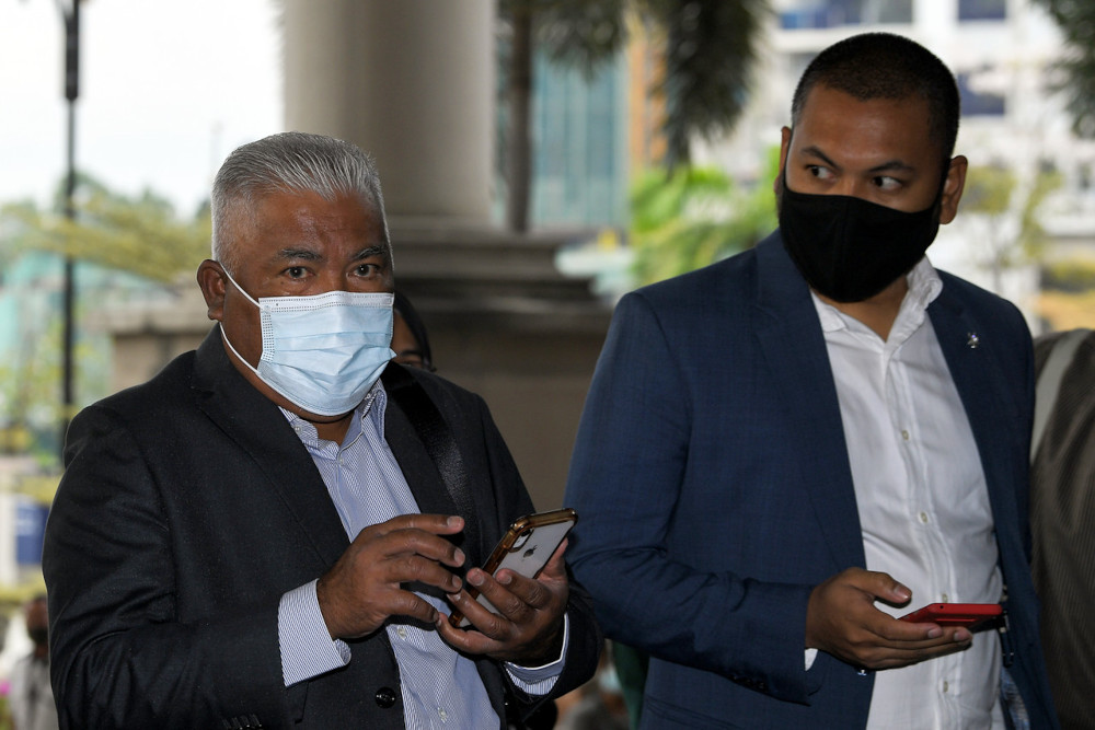 Datuk Mohd Arif Ab Rahman pictured at the Kuala Lumpur High Court, March 23, 2021. u00e2u20acu201d Bernama pic