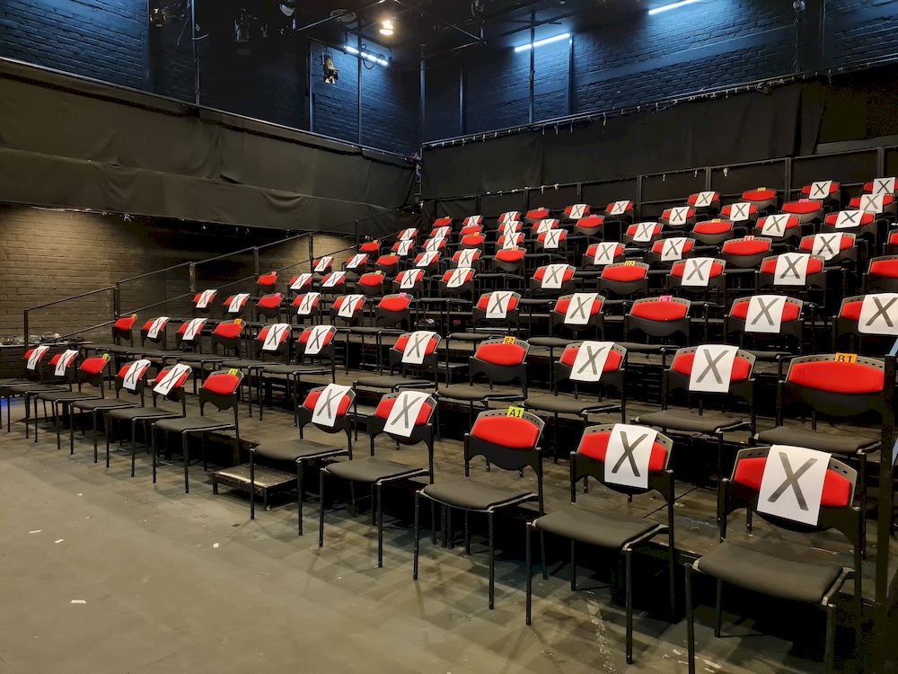 New seating arrangement only allowed 28 seats per show. — Picture courtesy of Performing Arts Centre of Penang