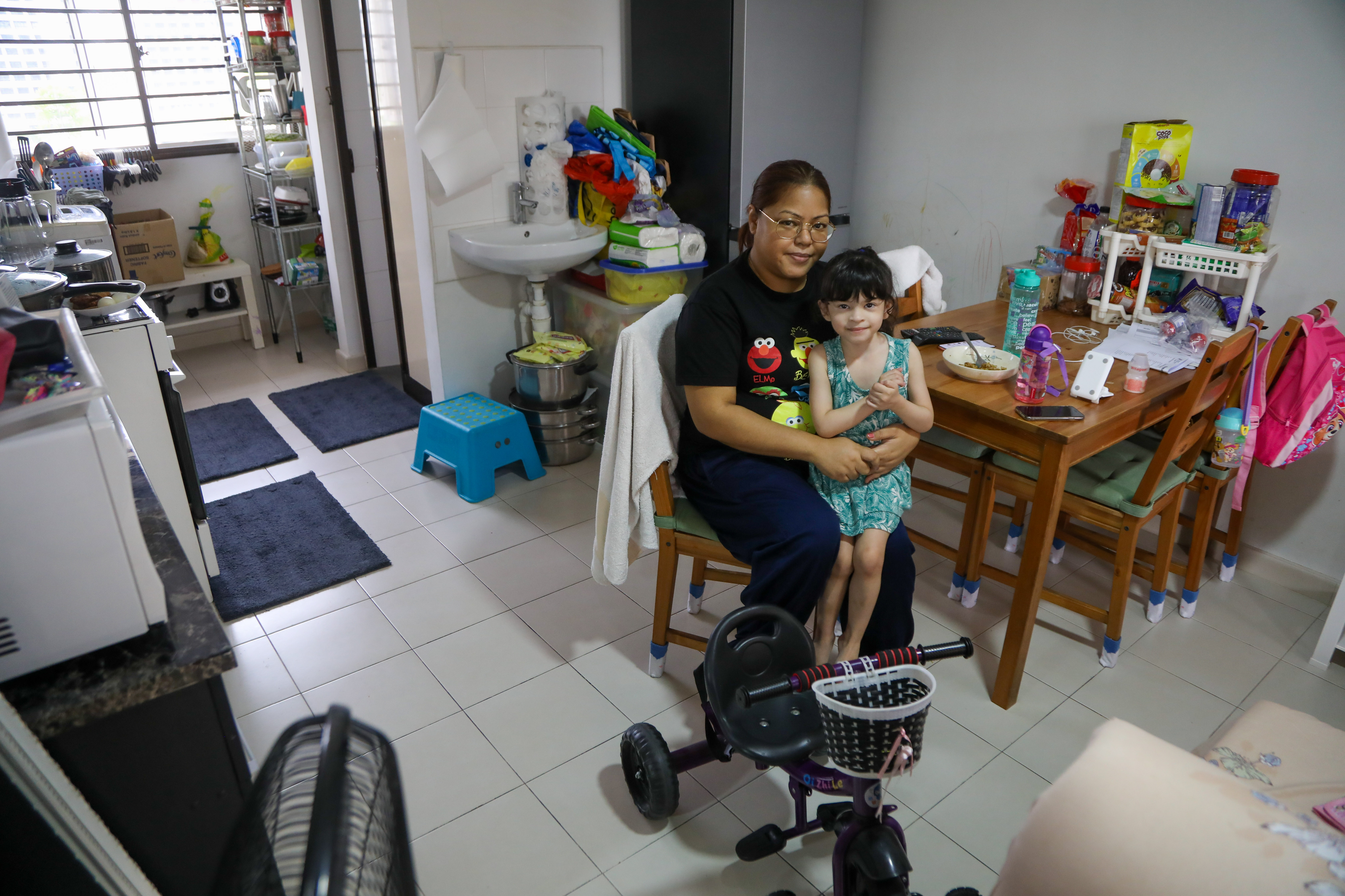 Ms Rahayu Natalya started her quest for a rental flat when she was about four months’ pregnant in 2016. — Photo by Raj Nadarajan for TODAY