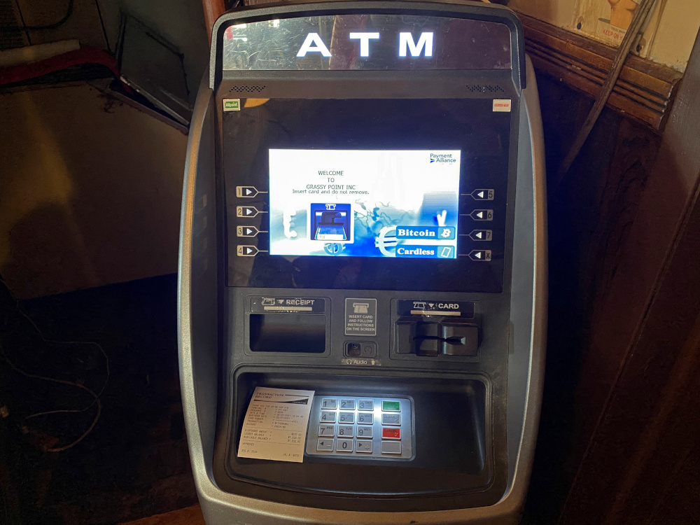 A LibertyX Bitcoin ATM is seen at the Grassy Point Bar & Grill in Broad Channel, New York, US March 8, 2021. u00e2u20acu201d Reuters picnn