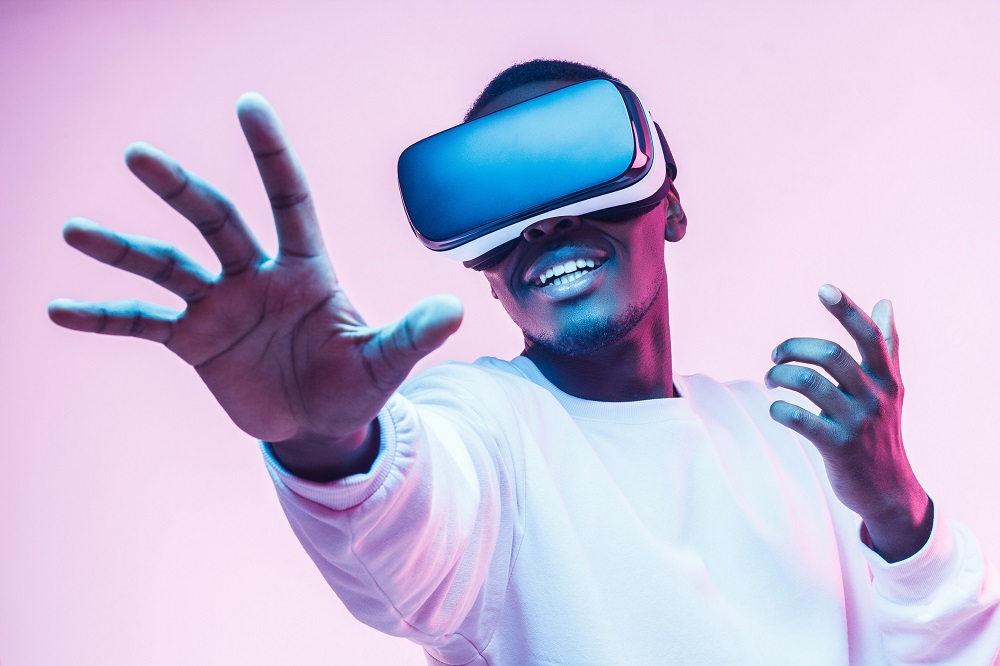Virtual reality headsets could have a new lease on life with Apple's arrival on the market. u00e2u20acu2022 Getty Images via ETX Studio