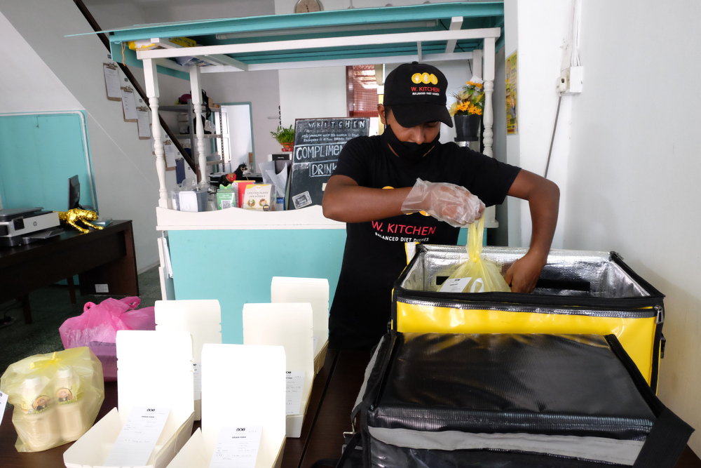 Each order is prepared fresh and delivered at the exact time it was requested by the customer. — Picture by Steven Ooi KE