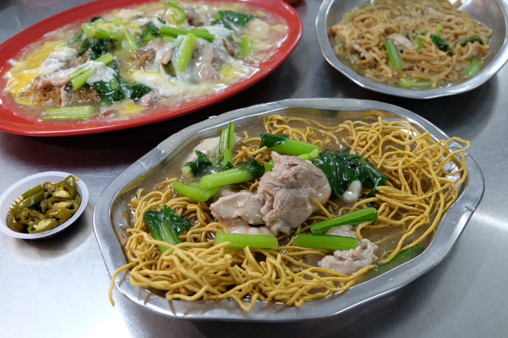 In the evenings, they serve traditional noodles such as 'sang mee', 'char hor fun' and 'yee mee'. — Picture by Steven Ooi KE
