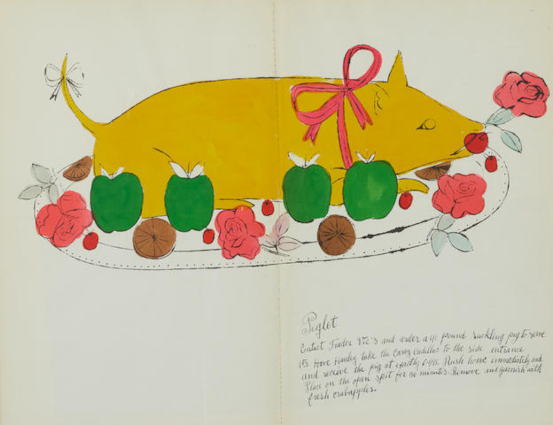A parody cookbook, self-published by Andy Warhol, could fetch up to US$50,000 at auction at Bonhams. u00e2u20acu201d Picture courtesy of Bonhams via ETX Studio