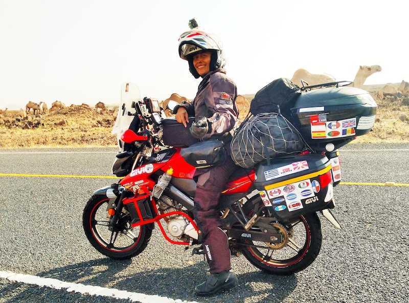 Anita is currently in Kenya waiting for international borders to open again so she can continue with her journey. — Picture courtesy of Facebook/Anita Yusof